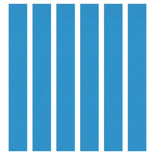 Ocean Blue Paper Chain Card Strips. 5 Meter / 16 Feet Long. Wedding Party Decor