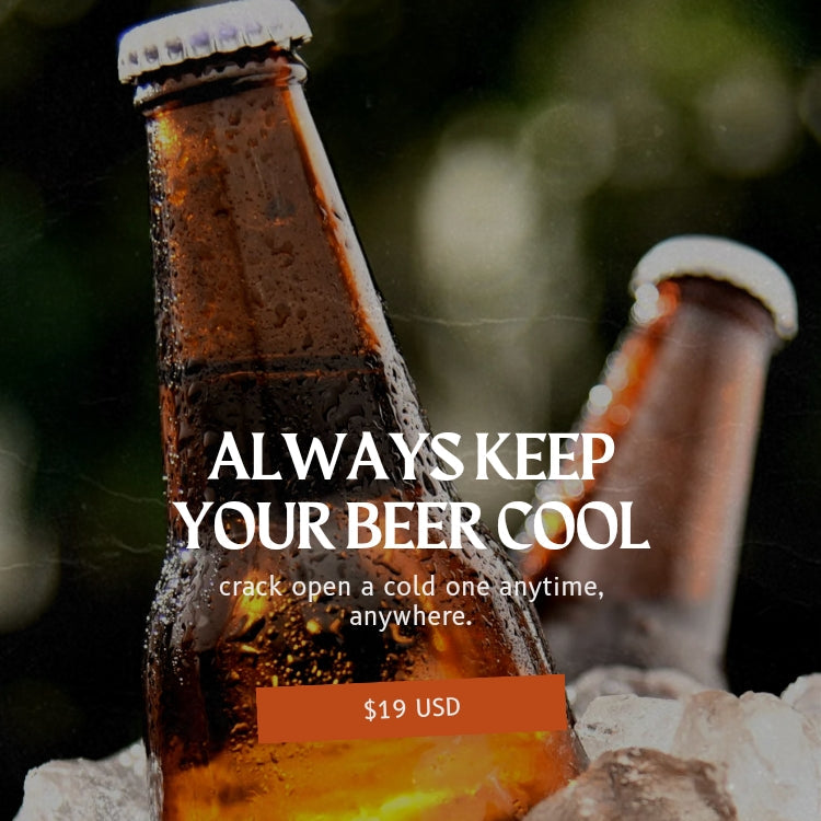 Beer Bottle and Can Cooler with Beer Opener (Black Colour)