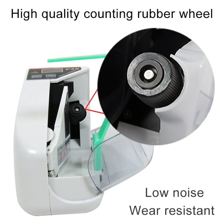 V30 Mini Portable Multi Paper Currency Counting Money Counter, EU Plug, EU Plug