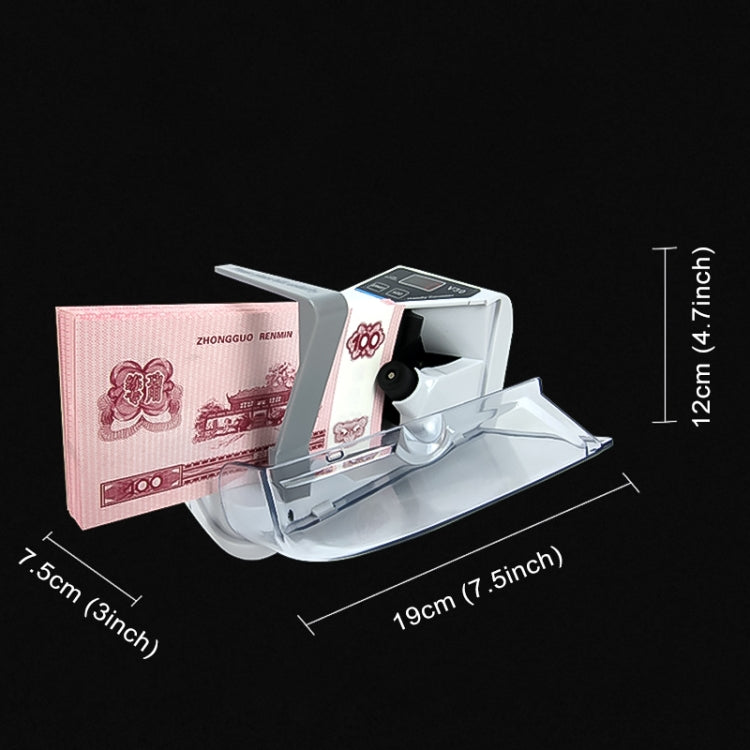 V30 Mini Portable Multi Paper Currency Counting Money Counter, EU Plug, EU Plug