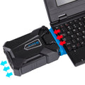 Ice Troll III Gaming-Laptop-Notebook-Kühlpad, leiser Luftabzug-Kühler, Turbo-Wärmeableiter mit speziellem USB-Kabel