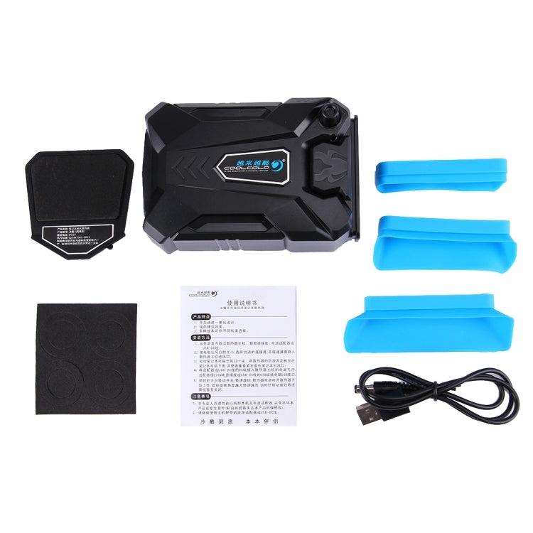 Ice Troll III Gaming-Laptop-Notebook-Kühlpad, leiser Luftabzug-Kühler, Turbo-Wärmeableiter mit speziellem USB-Kabel