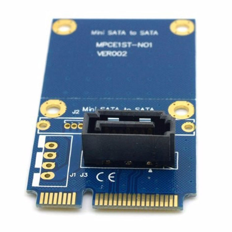 MINI SATA to 7 Pin SATA Mini PCI-E HDD Hard Disk Drive Expansion Adapter Card