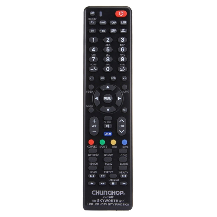 CHUNGHOP E-S902 Universal-Fernbedienung für SKYWORTH LED-TV / LCD-TV / HDTV / 3DTV, für SKYWORTH TV