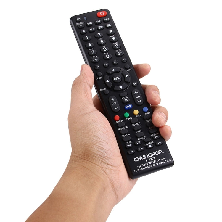 CHUNGHOP E-S902 Universal-Fernbedienung für SKYWORTH LED-TV / LCD-TV / HDTV / 3DTV, für SKYWORTH TV