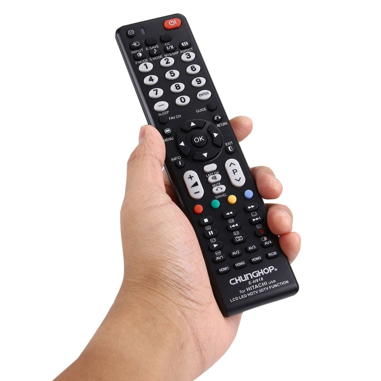 CHUNGHOP E-H918 Universal Remote Controller for HITACHI LED TV / LCD TV / HDTV / 3DTV, for HITACHI TV