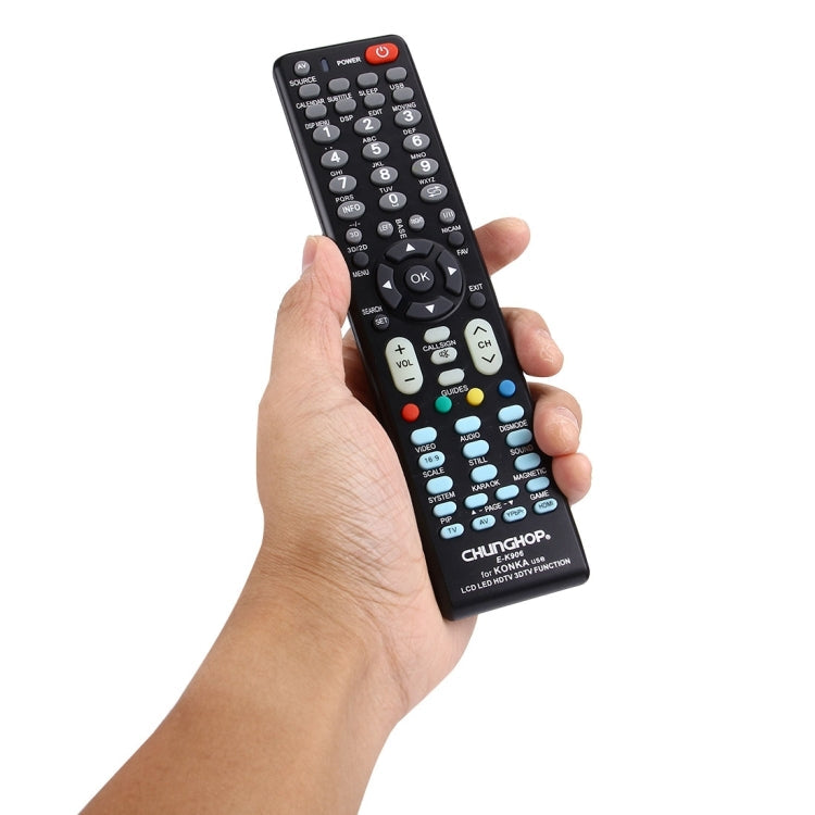 CHUNGHOP E-K906 Universal-Fernbedienung für KONKA LED TV / LCD TV / HDTV / 3DTV, für KONKA TV