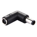 DC 4506 Male  to DC 7406 Female Connector Power Adapter for HP Laptop Notebook, 90 Degree Right Angle Elbow