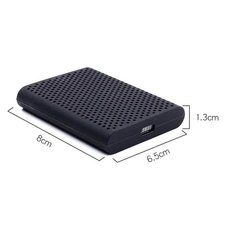 PT500 Kratzfeste, rundum schützende, tragbare Silikon-Schutzhülle für Samsung Portable SSD T5, mit Belüftungsschlitzen, Rot, Weiß, Schwarz, Blau