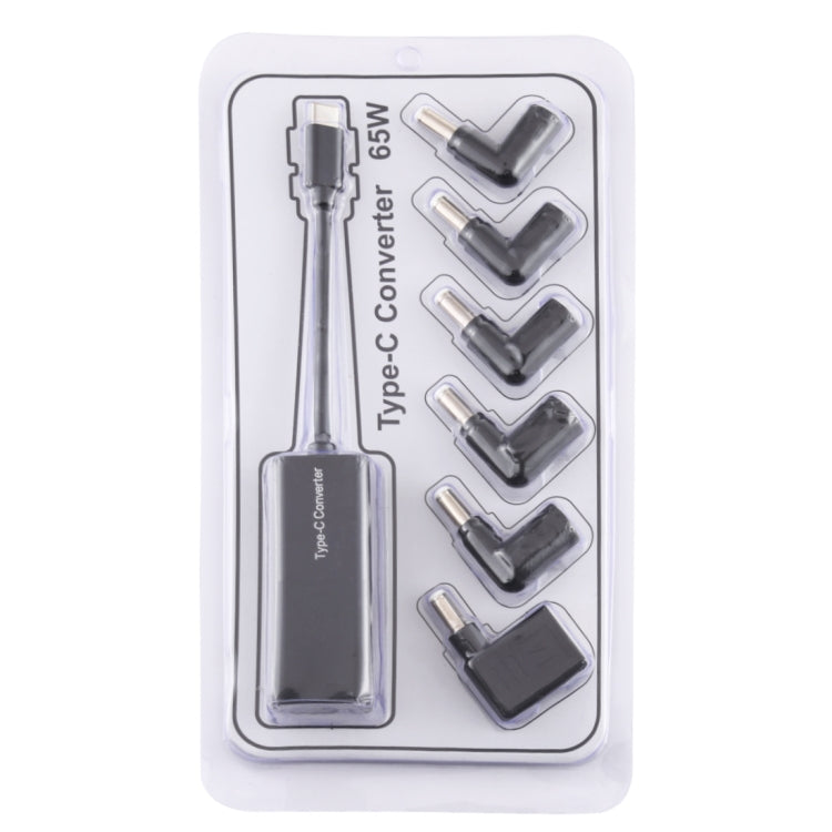 Laptop Netzteil 65W USB-C / Typ-C Konverter zu 6 in 1 Netzteil