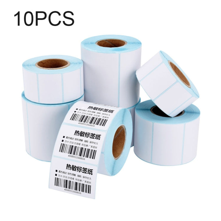 10 PCS 60mmx40mm 700 Sheets Self-adhesive Thermal Barcode Label Paper, 60x40mmx700 sheets