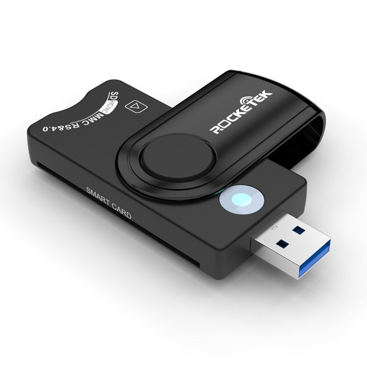 ROCKETEK CR310 USB 3.0 + TF-Karte + SD-Karte + SIM-Karte + Smartcard Multifunktionskartenleser, USB 3.0