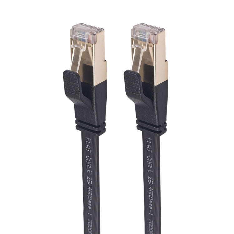 CAT8-2 Double Shielded CAT8 Flat Network LAN Cable, Length: 1.8m, 1.8m