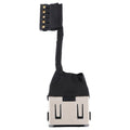 DC Power Jack Connector With Flex Cable for Lenovo V130-15 V330-15 450.0DB01.0001, For Lenovo V130-15