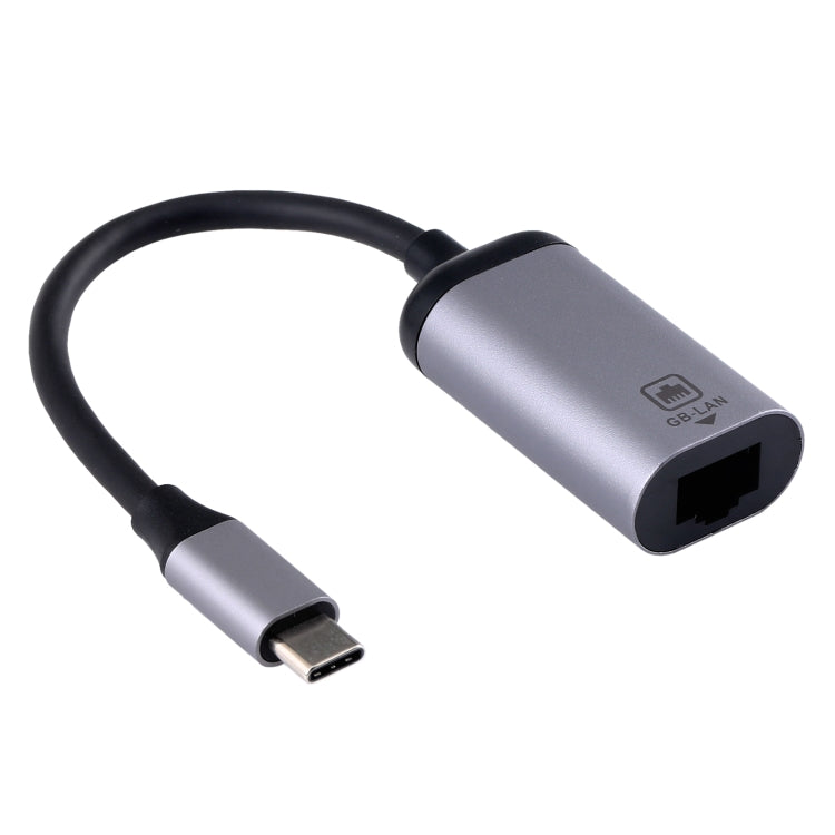 Type-C / USB-C Male to Gigabit RJ45 Female Adapter Converter, Gigabit RJ45 Female