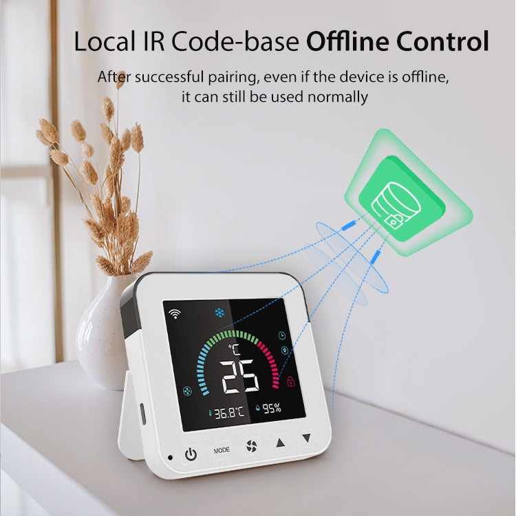 NEO NAS-RT01W WiFi Smart Color Screen Infrared Air Conditioner Controller Thermostat