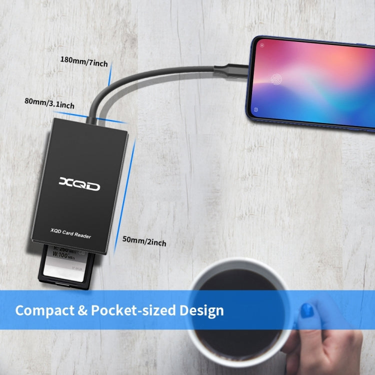 Rocketek CR311 USB3.0 zu XQD Kartenleser, USB3.0