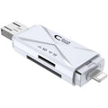 ADS-208 8 Pin+USB+Micro USB Multi-function Card Reader