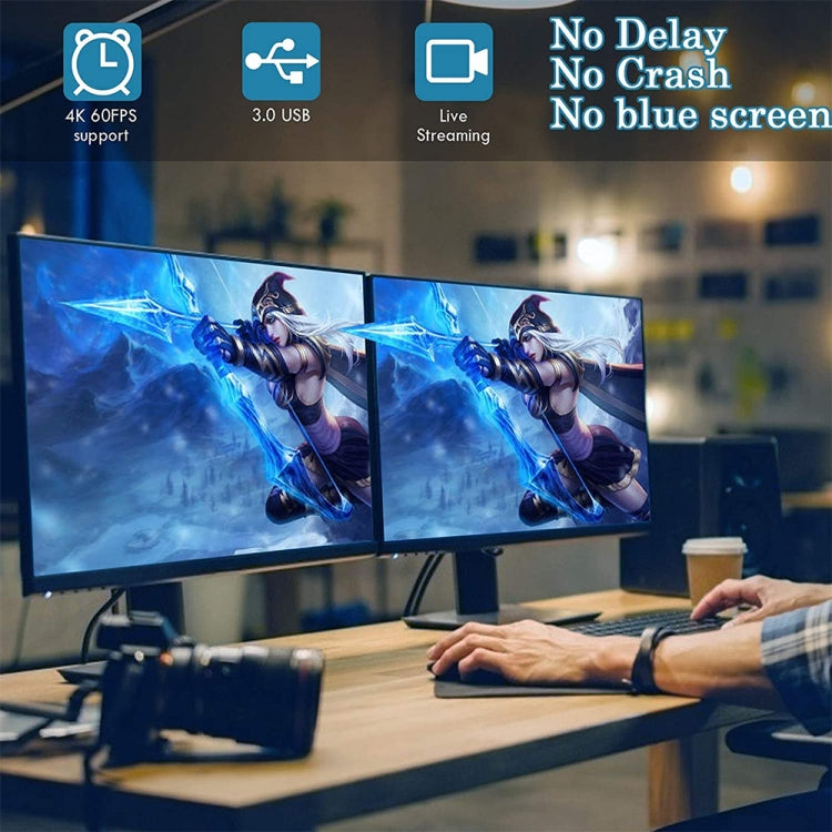 Z29D HDMI/F Female to USB 3.0/M Male HD Video Capture Card with Cable, Z29D