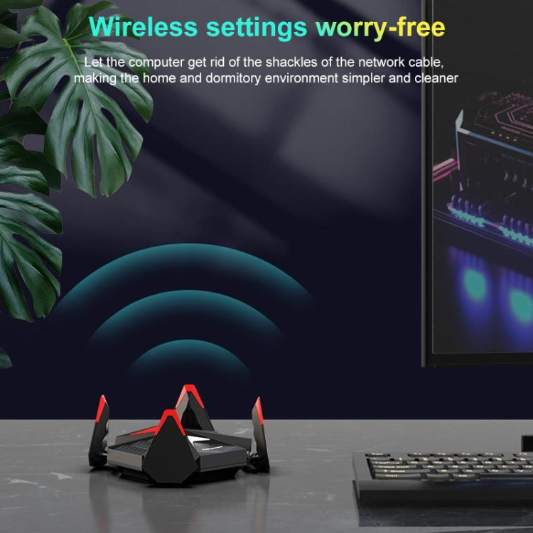 COMFAST CF-977AX 5400Mbps Tri-Band Wireless Network Card WiFi6 Type-C Adapter, CF-977AX