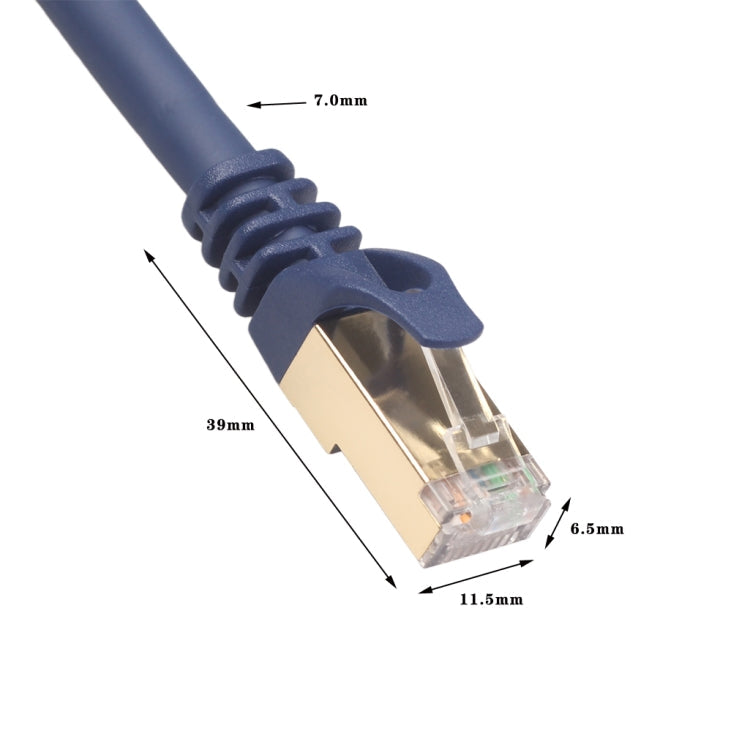 15m CAT8 Computer-Switch-Router Ethernet-Netzwerk-LAN-Kabel, Patchkabel RJ45