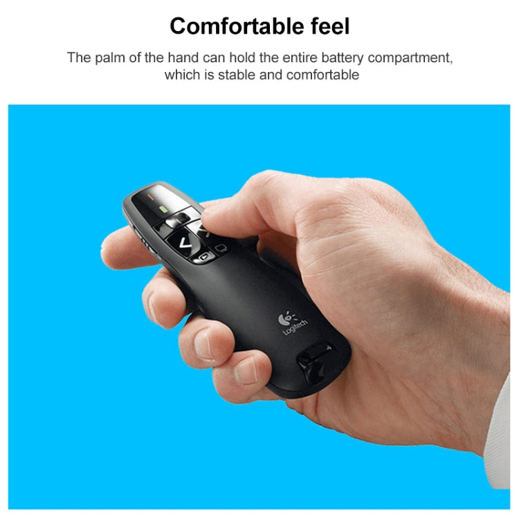 Logitech R400 2.4Ghz Wireless Presenter PPT Remote Control Pen, R400