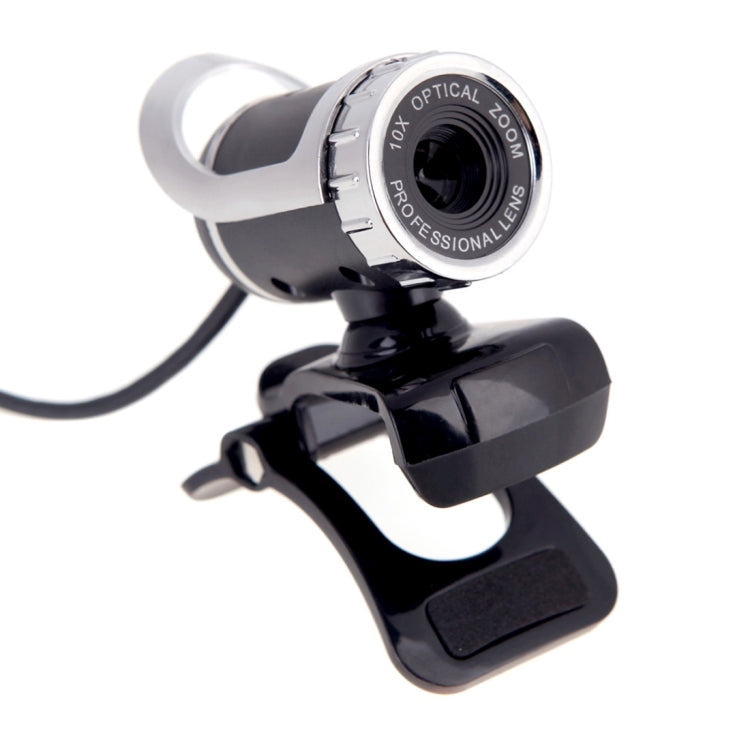 A859 480 Pixel HD 360-Grad-Webcam USB 2.0 PC-Kamera mit schallabsorbierendem Mikrofon für Computer, PC und Laptop, Kabellänge: 1,4 m