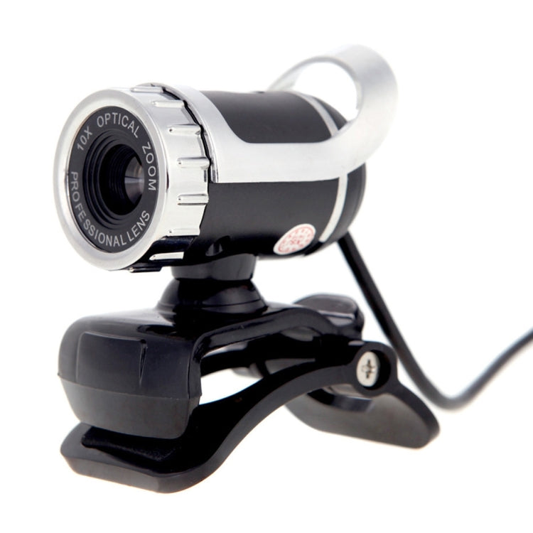 A859 480 Pixel HD 360-Grad-Webcam USB 2.0 PC-Kamera mit schallabsorbierendem Mikrofon für Computer, PC und Laptop, Kabellänge: 1,4 m