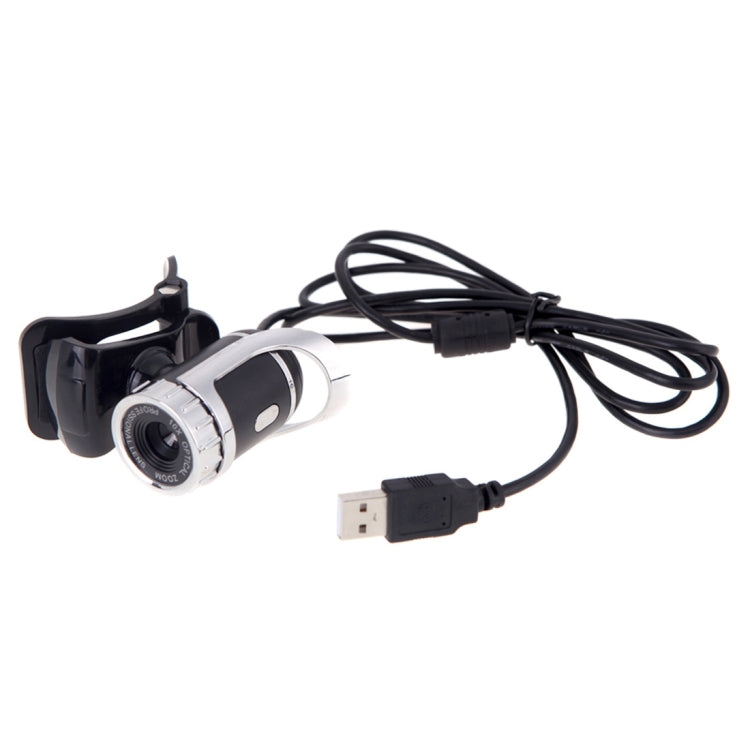 A859 480 Pixel HD 360-Grad-Webcam USB 2.0 PC-Kamera mit schallabsorbierendem Mikrofon für Computer, PC und Laptop, Kabellänge: 1,4 m