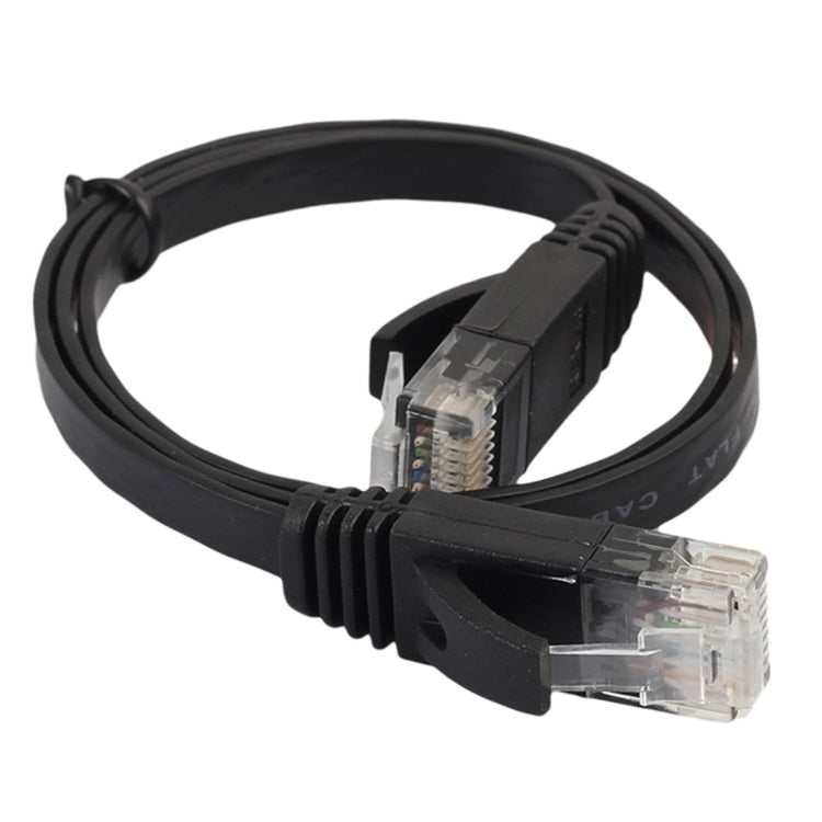 0.5m CAT6 Ultra-thin Flat Ethernet Network LAN Cable, Patch Lead RJ45, Length: 0.5m