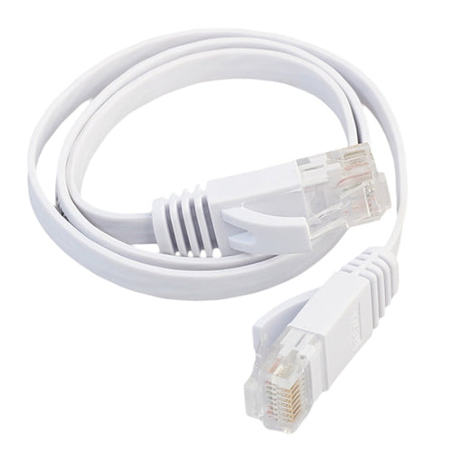 0,5m CAT6 Ultradünnes flaches Ethernet-Netzwerk-LAN-Kabel, Patchkabel RJ45, Länge: 0,5m