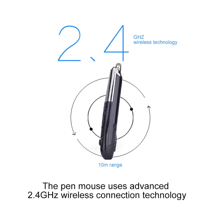 PR-08 6-keys Smart Wireless Optical Mouse with Stylus Pen & Laser Function, Laser Function Blue, Laser Function Red, Laser Function White, Laser Function Black, Laser Function Grey