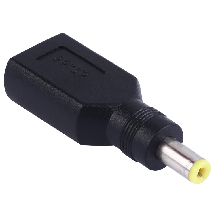 5.5 x 2.5mm Male to for Big Square USB Female Plug Power Adapter For Lenovo Thinkpad / ThinkBook / Xiaoxin, 5.5 x 2.5mm Male