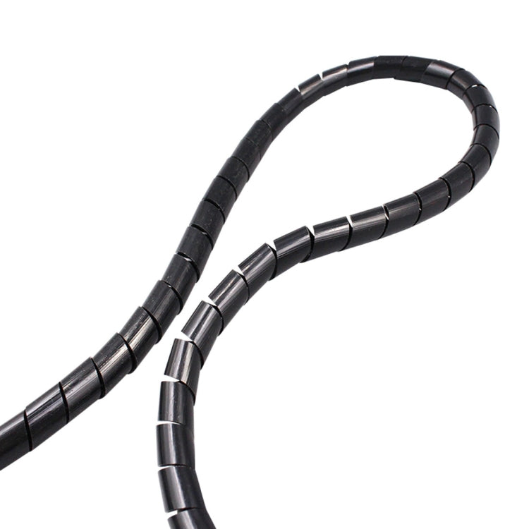 9m PE Spiral Pipes Wire Winding Organizer Tidy Tube, Nominal Diameter: 10mm, 10mm / 9m Length, 10mm /  9m Length