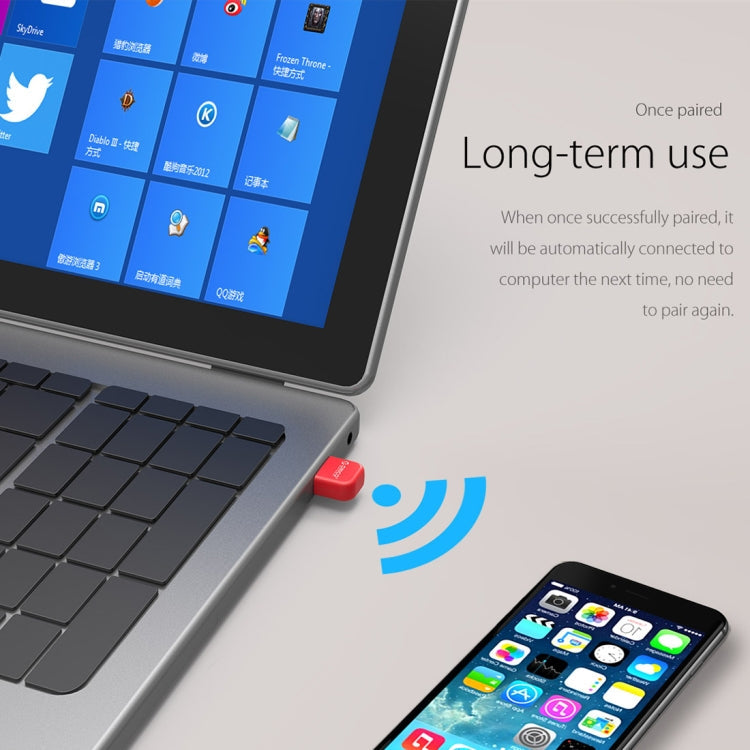 ORICO BTA-403 3Mbps Übertragungsgeschwindigkeit USB Bluetooth 4.0 Adapter