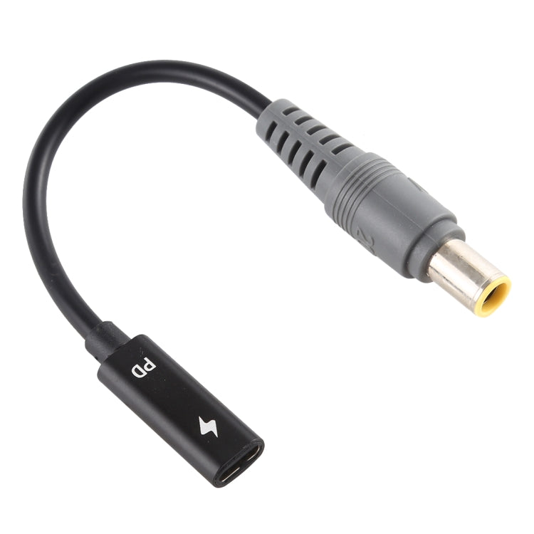 USB-C / Type-C auf 7,9 x 5,5 mm Stromadapter-Ladekabel, 7,9 x 5,5 mm