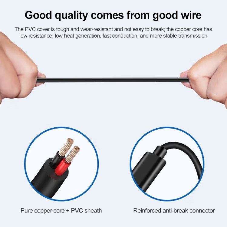 USB-C / Type-C auf 7,9 x 5,5 mm Stromadapter-Ladekabel, 7,9 x 5,5 mm