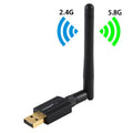 EDUP EP-AC1661 2-in-1 Bluetooth 4.2 + Dual Band 11AC 600Mbps High-Speed Wireless USB Adapter WLAN Empfänger, EP-AC1661 600Mbps