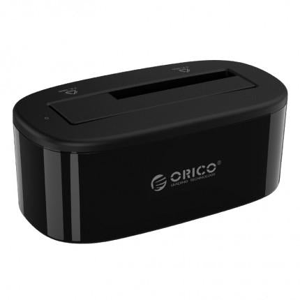 ORICO USB 3.0 Typ-B auf SATA externes Festplatten-Dock für 2,5 Zoll / 3,5 Zoll SATA HDD / SSD, 1 Einschub