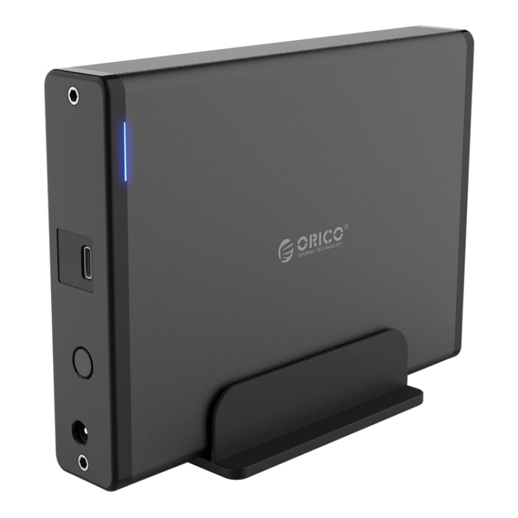ORICO 7688C3 8TB 3,5 Zoll USB-C / Typ-C mobiles HDD-Gehäuse mit abnehmbarem Standfuß, Kabellänge: 1m