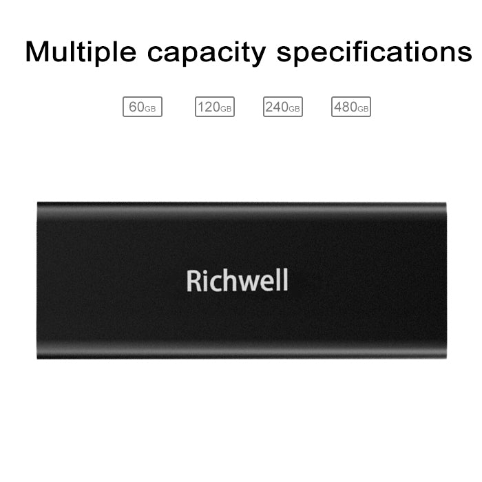 Richwell SSD R280-SSD-120GB 120GB Mobile Hard Disk Drive for Desktop PC, 120GB