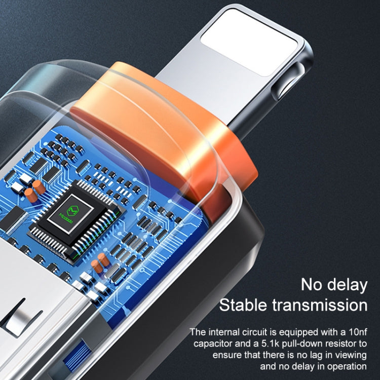 MCDODO USB 3.0 Buchse auf 8 Pin Stecker OTG Konverter USB-Flash-Disk, 8 Pin