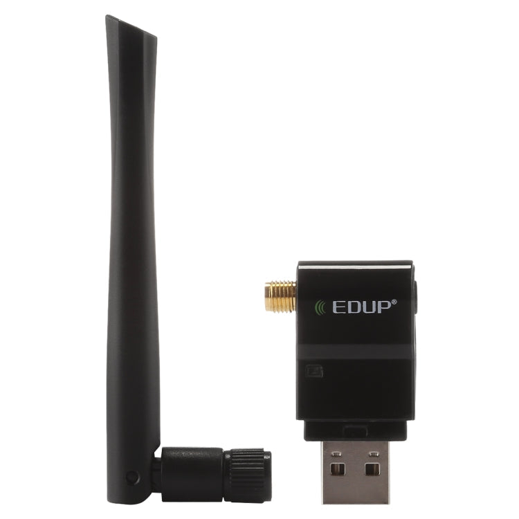 EDUP EP-AC1635 600 MBit/s Dual Band Wireless 11AC USB-Ethernet-Adapter 2dBi-Antenne für Laptop/PC, EP-AC1635