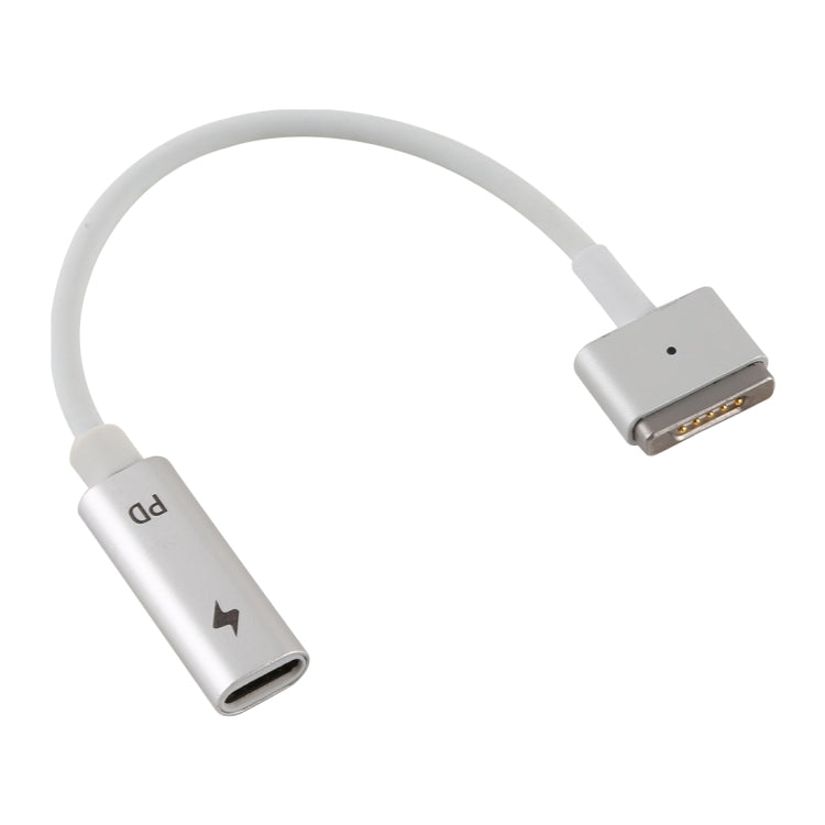 5-Pin MagSafe 2 (T-Form) auf USB-C / Typ-C PD Ladeadapter, Typ-C auf MagSafe 2