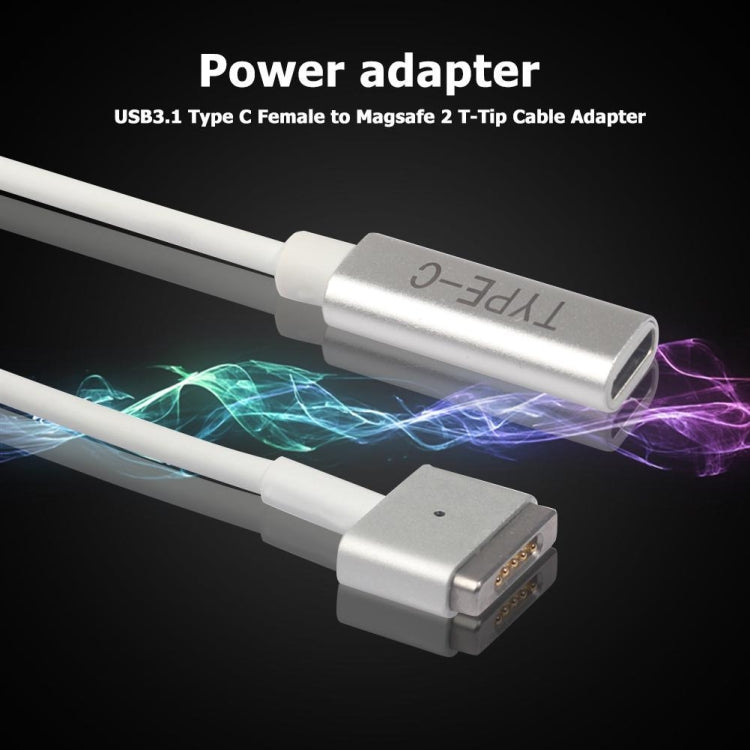 5-Pin MagSafe 2 (T-Form) auf USB-C / Typ-C PD Ladeadapter, Typ-C auf MagSafe 2