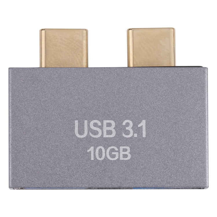 2 x USB-Buchse auf 2 x USB-C / Typ-C Stecker Adapter, 2 x USB-Buchse auf 2 x Typ-C Stecker
