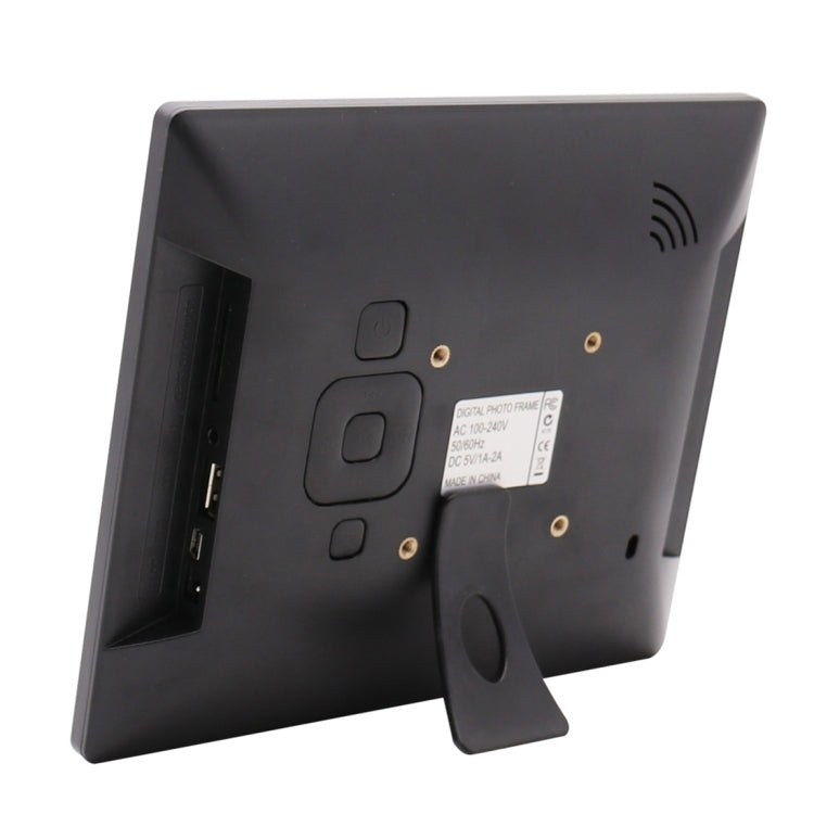 AC 100-240V 8 inch TFT Screen Digital Photo Frame with Holder & Remote Control, Support USB / SD Card Input, 8 inch TFT
