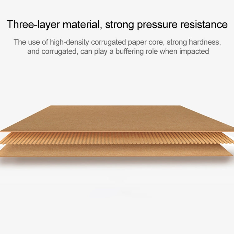 100 PCS Kraft Paper Shipping Box Packaging Box, Size: T8, 29x29x8cm, 29x29x8cm