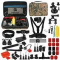 PULUZ 53-in-1 Zubehör-Set mit Camouflage EVA-Tasche für Action-Kameras