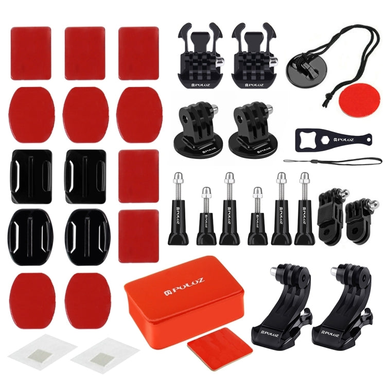 PULUZ 53-in-1 Zubehör-Set mit Camouflage EVA-Tasche für Action-Kameras